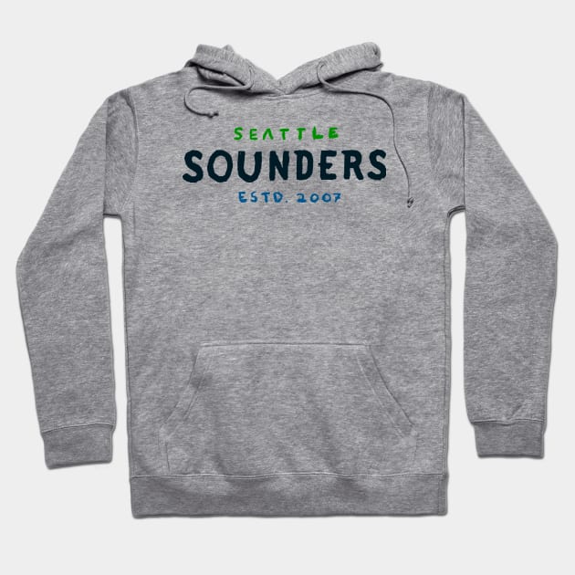 Seattle Sounders FC 06 Hoodie by Very Simple Graph